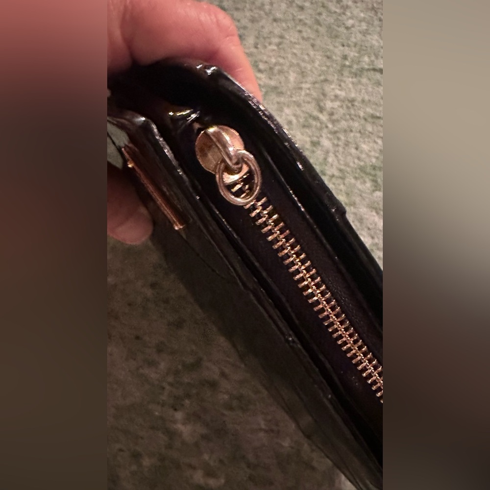 RARE KATE SPADE Hello Tokyo Shanghai Milan Fan Clutch Purse in Patent Leather - Picture 5 of 11